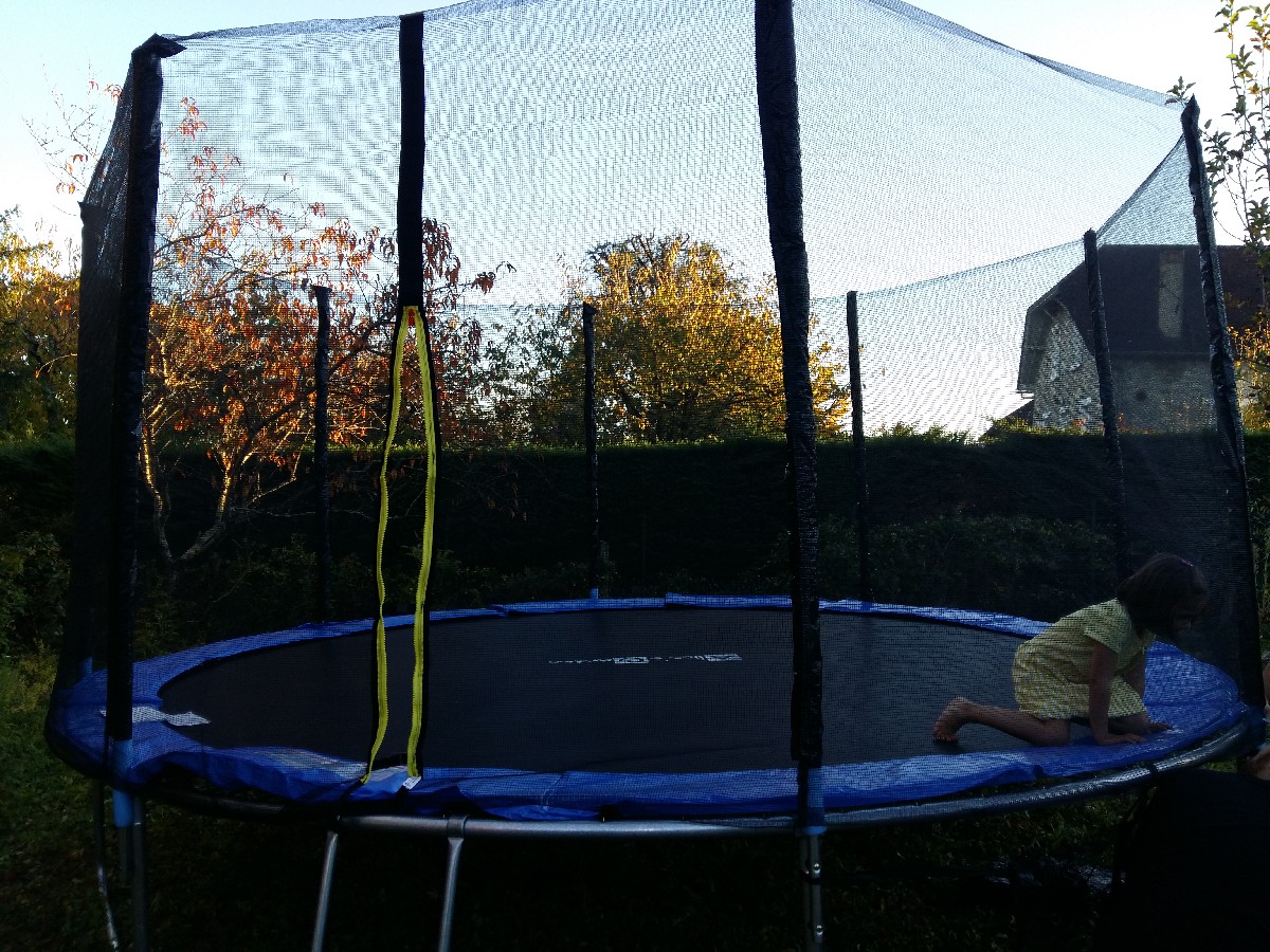 trampoline taille